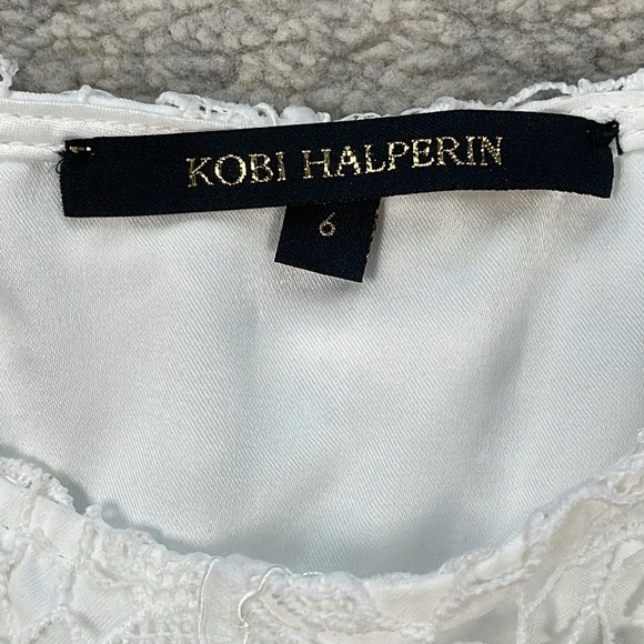 New Kobi Halperin Jacqueline Sleeveless Lace Midi Dress Bridal Wedding Sz 6 - Picture 8 of 15